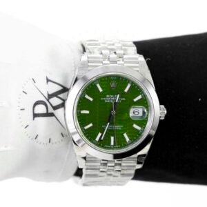 Rolex Suizo Datejust Mofit Verde Acero