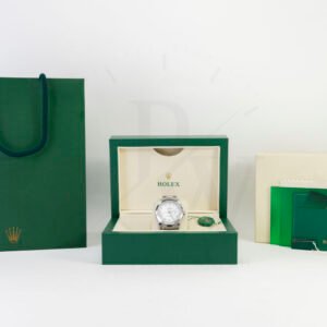 Rolex Suizo Datejust Romanos Cara Blanca