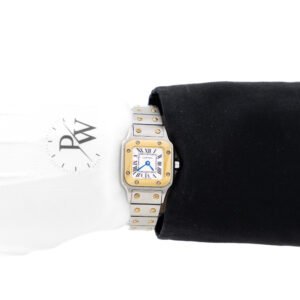 Cartier Santos Galbée Oro Acero Sin Fechador