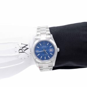 Rolex Oyster Perpetual Caratula Azul.