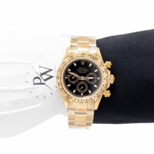 Rolex Cosmograph Daytona Dorado Caratula Negra