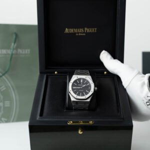 Audemars Piguet Royal Oak Acero Caratula Negra.