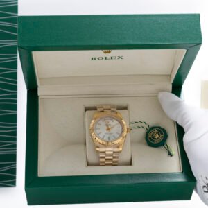 Rolex Day Date Dorado Caratula Blanca