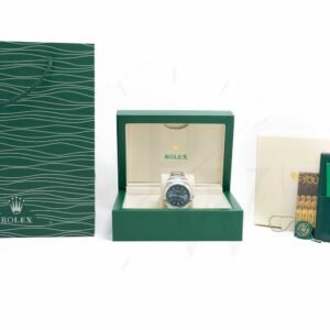 Rolex Oyster Perpetual Milgauss Azul.