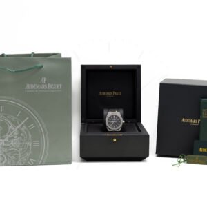 Audemars Piguet Royal Oak Negro Piel Sintetica Negra