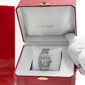 Cartier Santos Galbée Acero