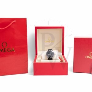 Omega Seamaster Caucho Co Axial Negro