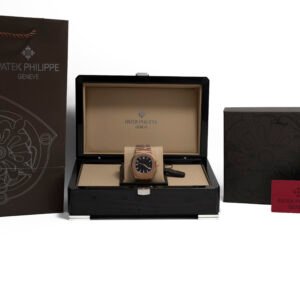 Patek Philippe Nautilus Oro Rosa Cara Negra