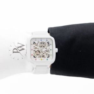Rado True Square Automatic Open Heart Blanco Arcoíris