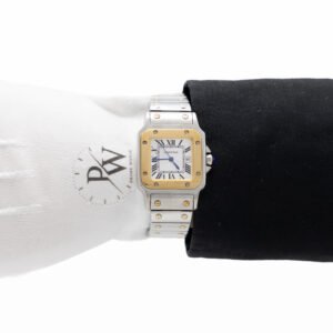 Cartier Santos Galbée Oro Acero Oro Sin Fechador