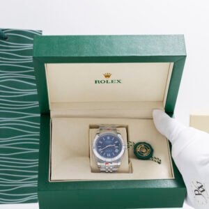 Rolex Datejust Acero Cara Azul Numeros Romanos
