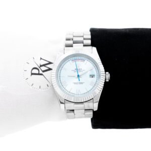 Rolex Day Date Bitono Turquesa Bajo Números Romanos