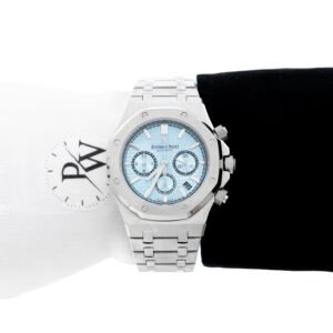 Audemars Piguet Royal Oak Chronograph Acero Caratula Azul Claro