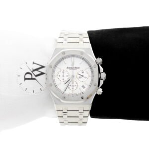 Audemars Piguet Royal Oak Chronograph Acero Caratula Blanca