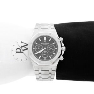 Audemars Piguet Royal Oak Chronograph Acero Caratula Negra