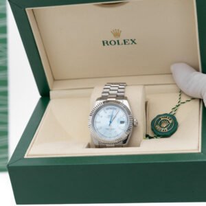 Rolex Day Date Bitono Turquesa Bajo