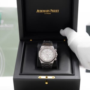 Audemars Piguet Royal Oak Chronograph Acero Caratula Blanca