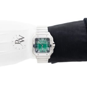 Cartier Santos Acero Suizo Verde