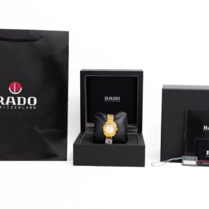 Rado DiaStar Tungsteno 30mm Dorado Liso Adiamantado