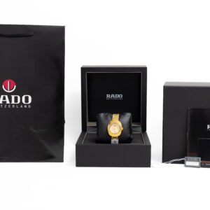 Rado DiaStar Tungsteno 30mm Dorado Texturizado Adiamantado